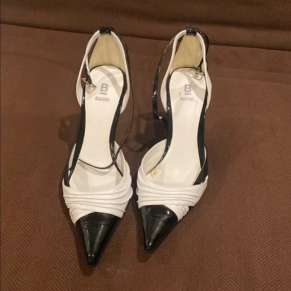 Bakers Black and White Women's Heels - Picture 1 of 5